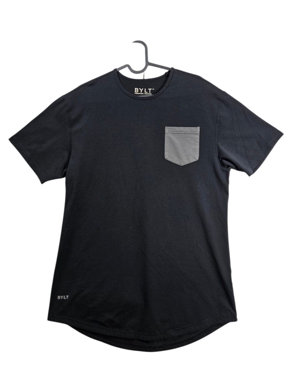 Bylt Premium Basics Drop Cut Short-Sleeve Pocket LUX Shirt Two-Tone